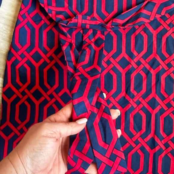 Fun Business Causal Dress with a Front Tie - Picture 3 of 5